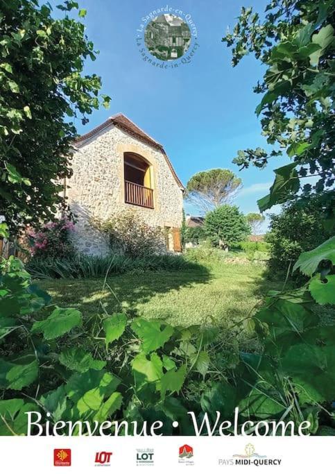 La Sagnarde, Maison En Pierre, Loubressac Eksteriør bilde